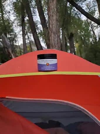 tent with Dream Lake Body Butter